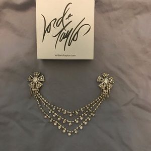 NWOT- crystal hair chain- Gorgeous hair accessory!